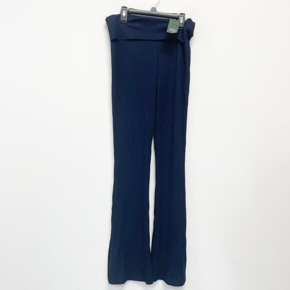 Wild Fable Women's Ribbed Foldover Waistband Flare Leggings Size Small - Picture 2 of 6